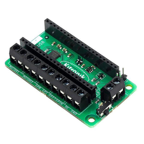 Kitronik Motor Driver Board for Raspberry Pi Pico Front