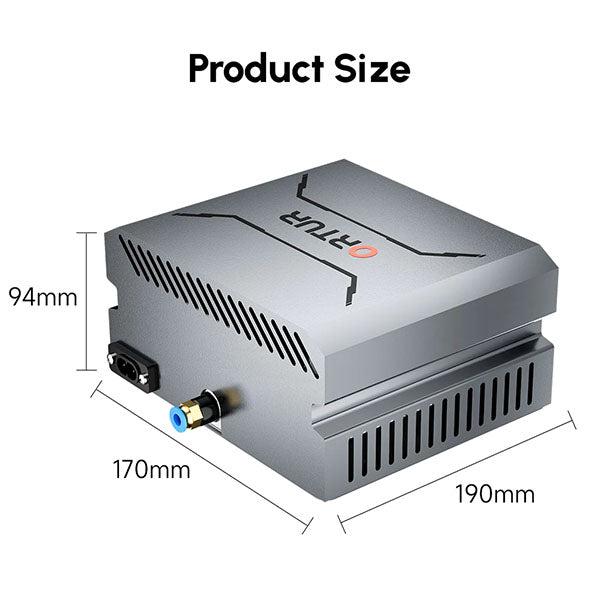 Ortur Air Pump Dimensions