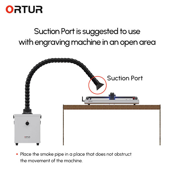 Ortur Smoke Purifier Open Setup