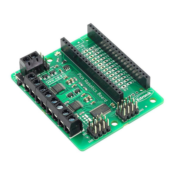 Kitronik Robotics Board for Raspberry Pi Pico Front