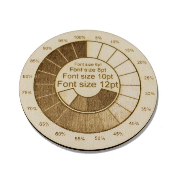 Sample Engraving Pattern on 3mm Poplar Plywood