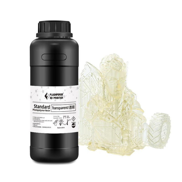 Flashforge Photopolymer Standard Resin - Transparent