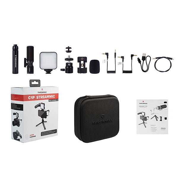 Thronmax StreamMic Vlogger Pro Streaming Kit Contents