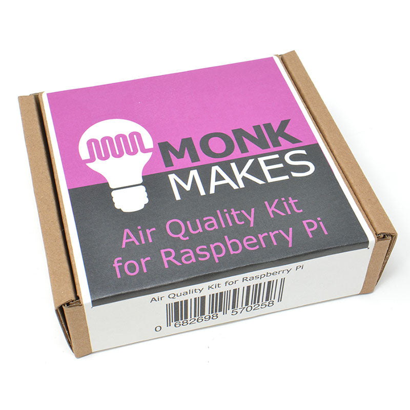 Monk Makes Air Quality Kit for Raspberry Pi Box
