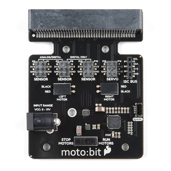 SparkFun moto:bit for the BBC micro:bit Overhead