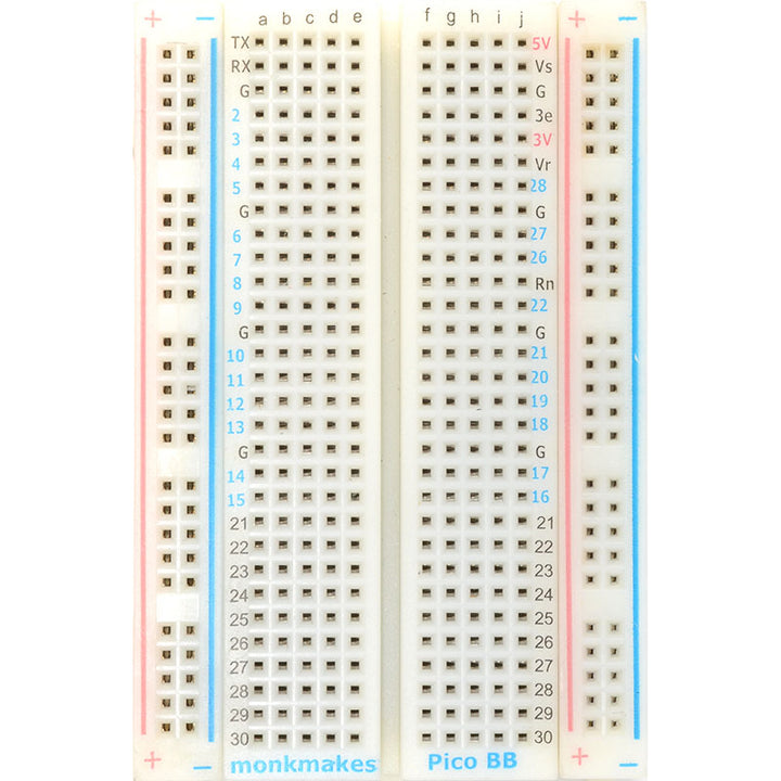 Monk Makes Breadboard for Raspberry Pi Pico