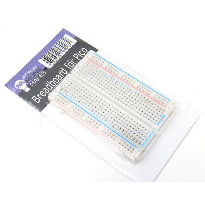 Monk Makes Breadboard for Raspberry Pi Pico Packaging